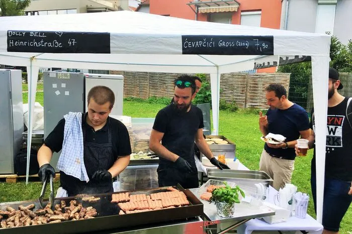 ... auf den Grill müssen sie alle