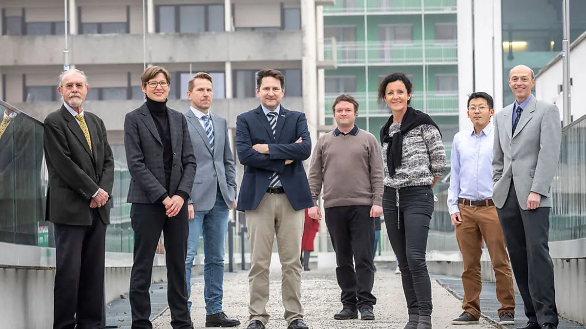 Dietrich Albert (Uni), Bettina Kubicek (Uni), Thomas Semlitsch (Med Uni), Tobias Schreck (TU), Michael Bedek (Uni), Andrea Siebenhofer-Kroitzsch (Med Uni), Lin Shao (TU) und Klaus Jeitler (Med Uni)