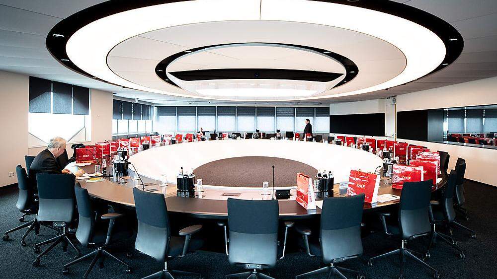 Der Saal des ORF-Stiftungsrats bleibt heute leer: Das Plenum läuft ab 10 Uhr als Videokonferenz ab