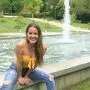 Katharina Weiß verbindet mit dem Springbrunnen in Bad Gleichenberg Erinnerungen an die Schulzeit