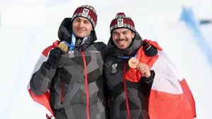 Österreichs erfolgreiche Crosser: Alessandro Hämmerle (li.) und Jakob Dusek