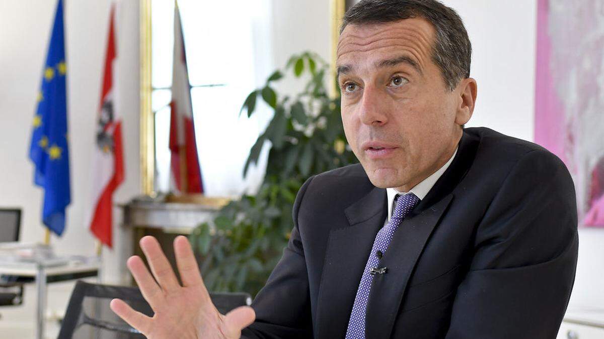 Bundeskanzler Christian Kern 