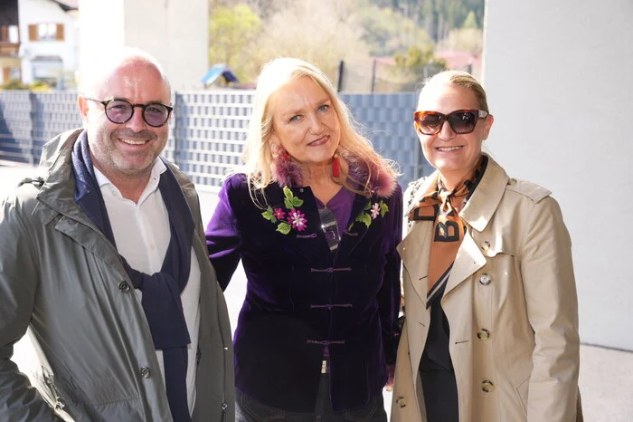 Hermann und Sandra Regger mit Tatjana August