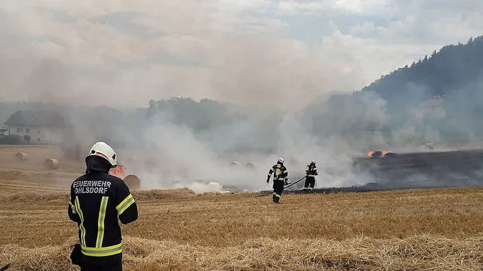 Feldbrand in Ohlsdorf