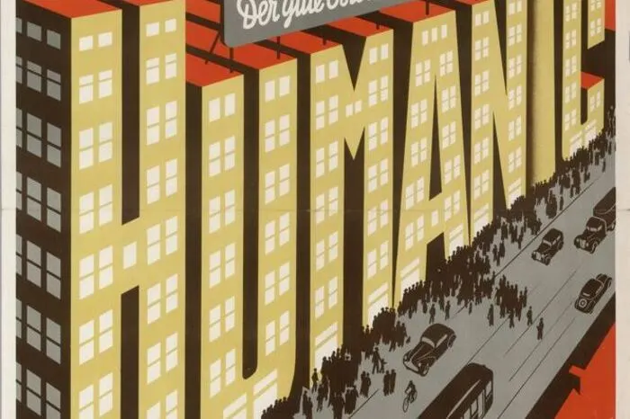 Fritz Krainz hat 1949 dieses Plakat für Humanic entworfen.
