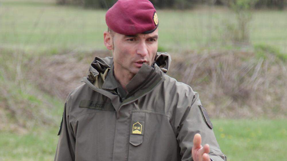 Alexander Raszer kommandiert das Jägerbataillon 25