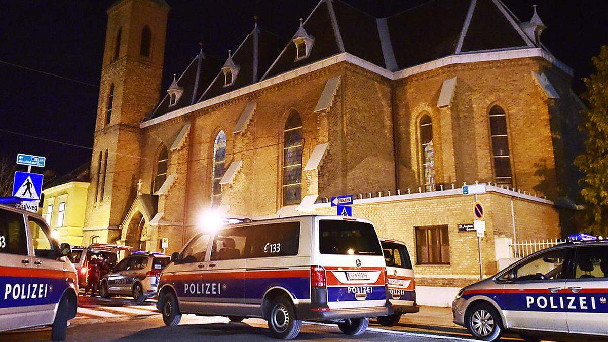 ÜBERFALL IN KIRCHE IN FLORIDSDORF