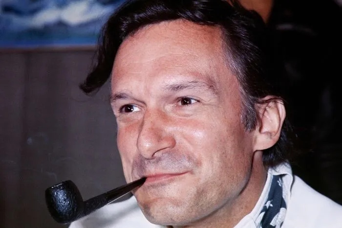 1970, bei einer Pressekonferenz in Frankreich.