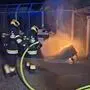 Durch das rasche Einschreiten konnte das angrenzende Wohnhaus vor den Flammen geschützt werden