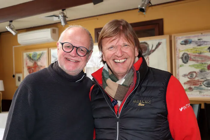 Arthur Ottowitz und Stefan Bresnik freuten sich über den großen Erfolg des 17. Schinkenfest, nach drei Jahren  Coronapause!