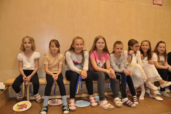 Die Kinder waren sichtlich stolz und aufgeregt.