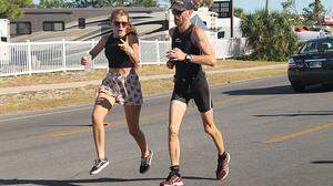 „Tausendsassa“ Michael Fohn erhielt auf der Marathon-Strecke Unterstützung von Tochter Julia
