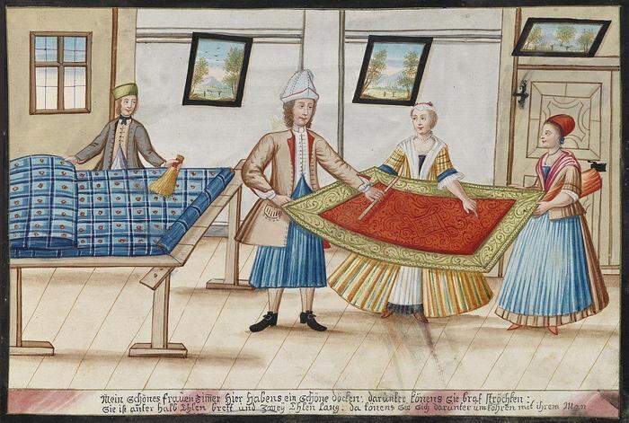 Verkaufsgespräch eines Deckenmachers (aus 1736). „Kaufentscheidende Kundenaussagen extrahieren“