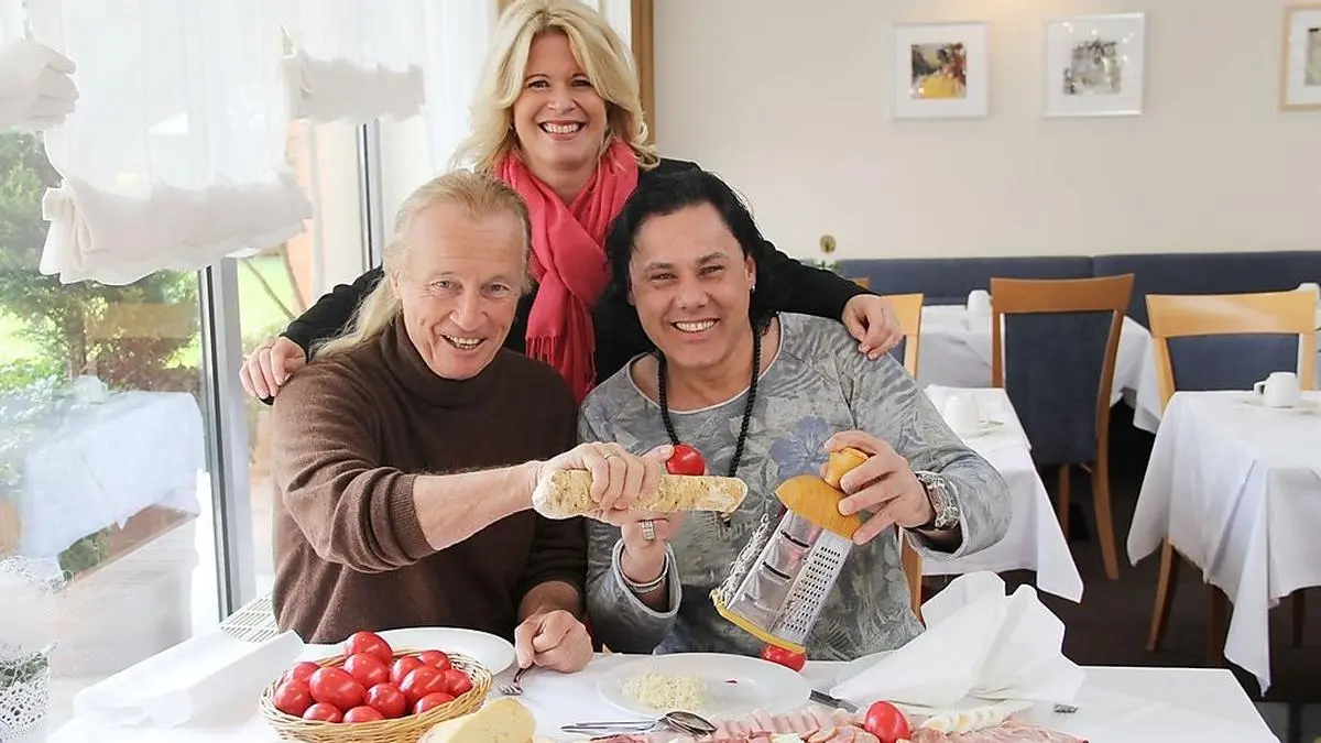 Christian Anders, Direktorin Claudia Wendner, Christian Hütter (Steirerbluat)