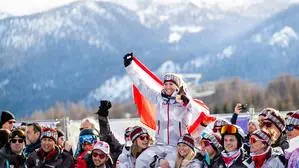 Bei den Olympischen Spielen in Italien hat sich Conny Hütter mit Bronze den Traum von einer Medaille erfüllt