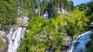 Wasserfall Tauernbach, im Gasteiner Tal im Nationalpark Hohe Tauern