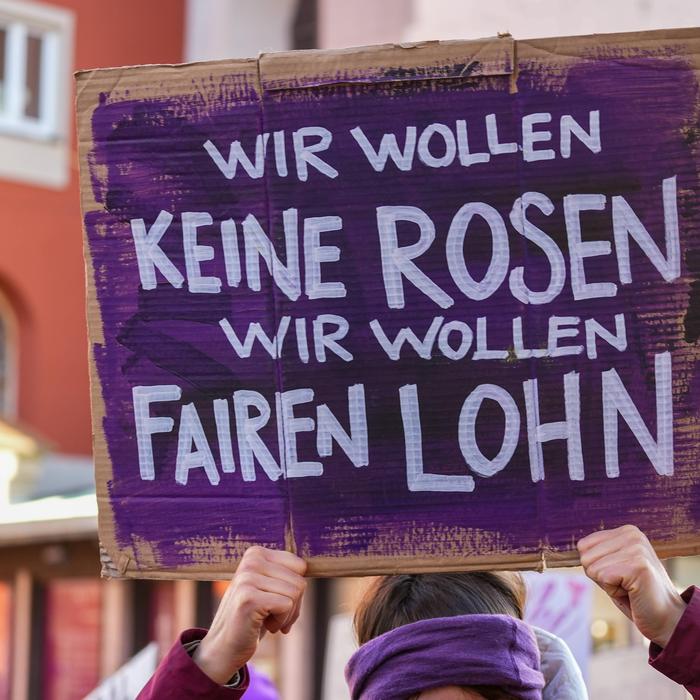 Demonstration zum Internationalen Frauentag am 8. März