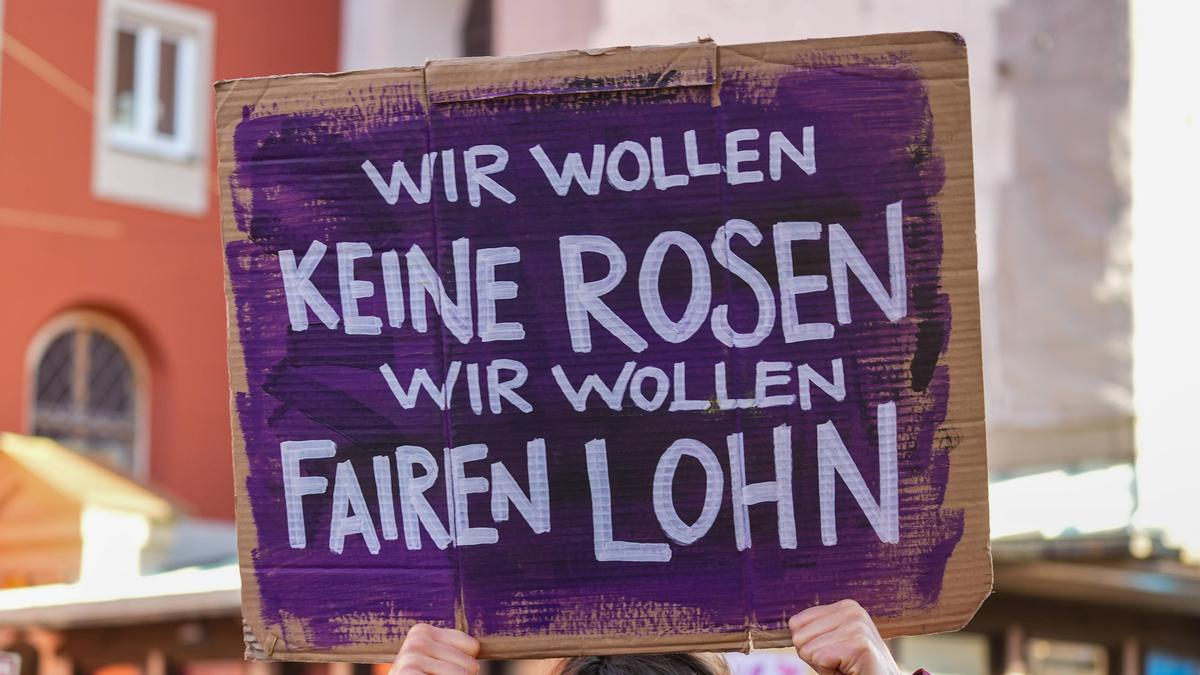 Demonstration zum Internationalen Frauentag am 8. März