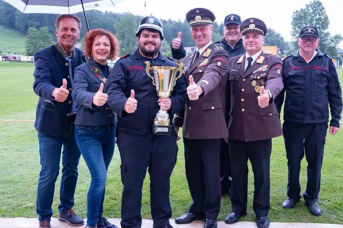 Höhepunkt des Tages war der Sieg der FF Hirzenriegl in der Wertungsklasse „Bronze A“ sowie der zweite Platz in „Silber A“.