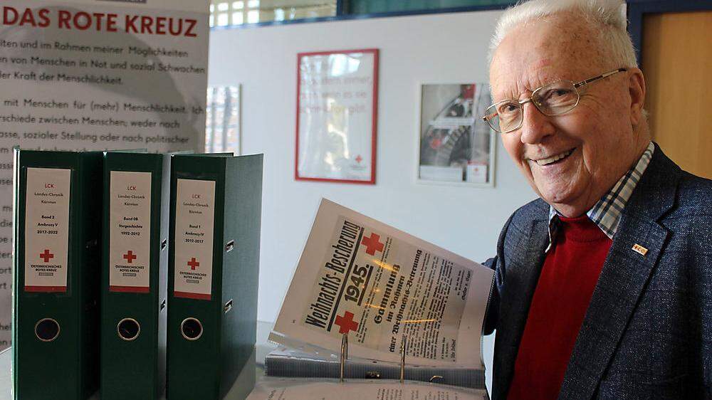 Wolfgang Billeb feierte kürzlich sein 50-Jahr-Jubiläum als Mitglied des Roten Kreuz 
