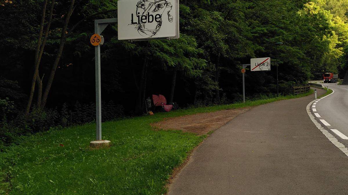 Die &quot;Liebe&quot; in der Klausen erhielt eine unerwünschte Ergänzung