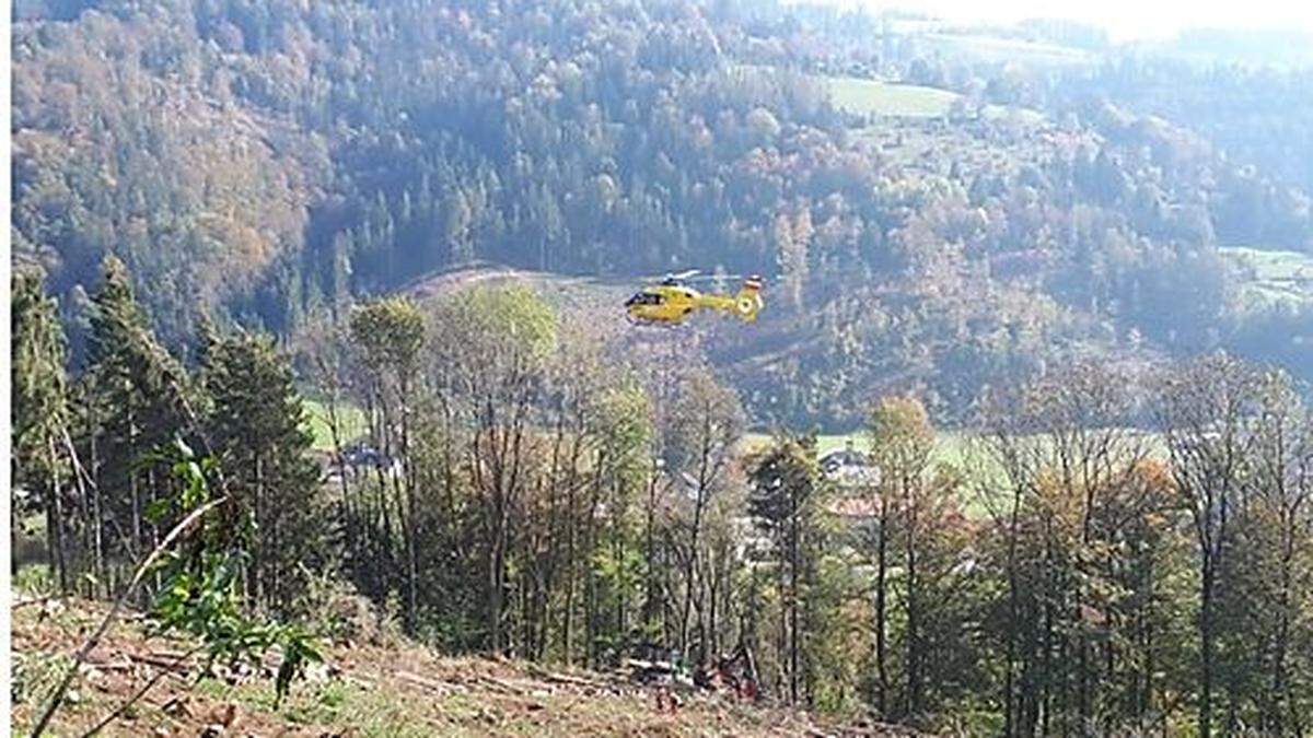 Der C12 war Donnerstag am Vormittag in Afling im Einsatz