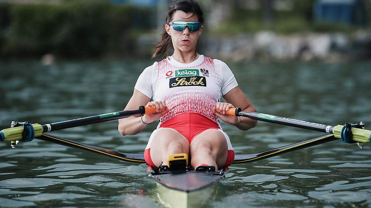 Magdalena Lobnig kann als eine der wenigen Weltklasse-Athletinnen rudern