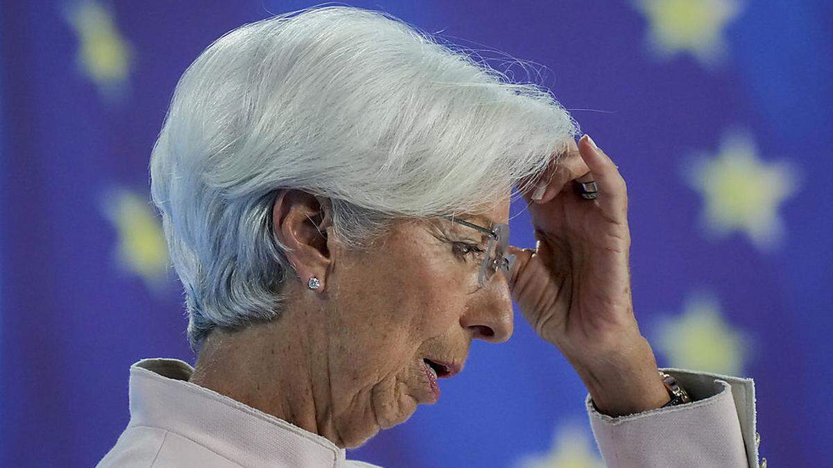 Christine Lagarde, Präsidentin der Europäischen Zentralbank: Wahl zwischen Pest und Cholera