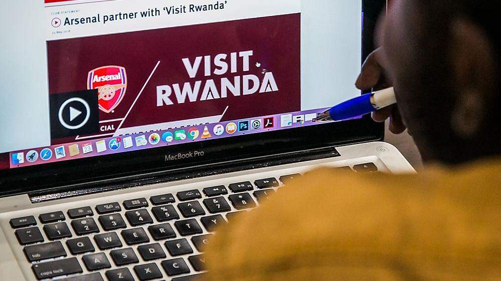 Ruanda ist auch ein Sponsor des Fußballclubs Arsenal London