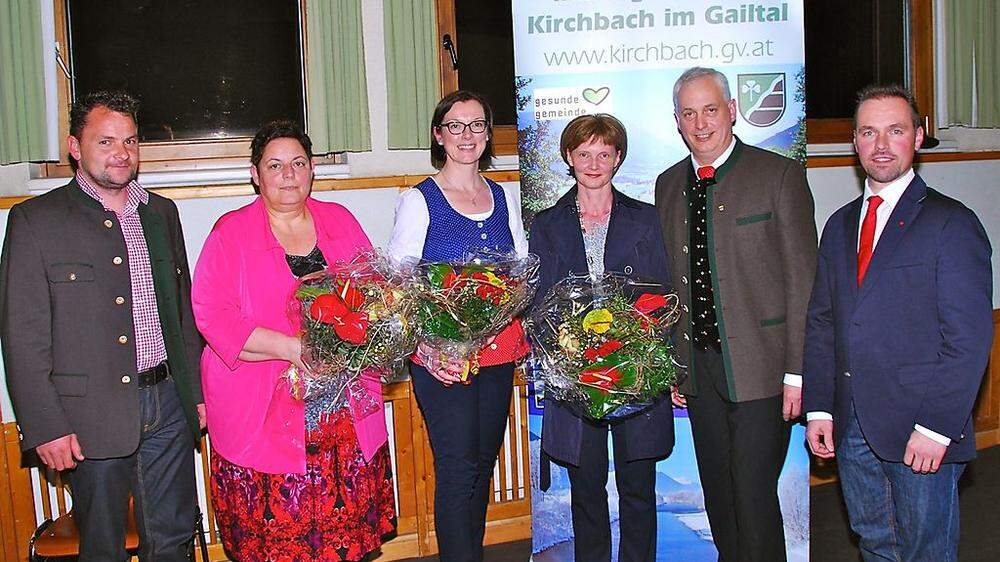 Robert Platzner (VP), Sigrid Themeßl-Huber (SP), Barbara Plunger (FP), Michaela Brandstätter (VP), Hermann Jantschgi (FP), Markus Salcher (SP)	