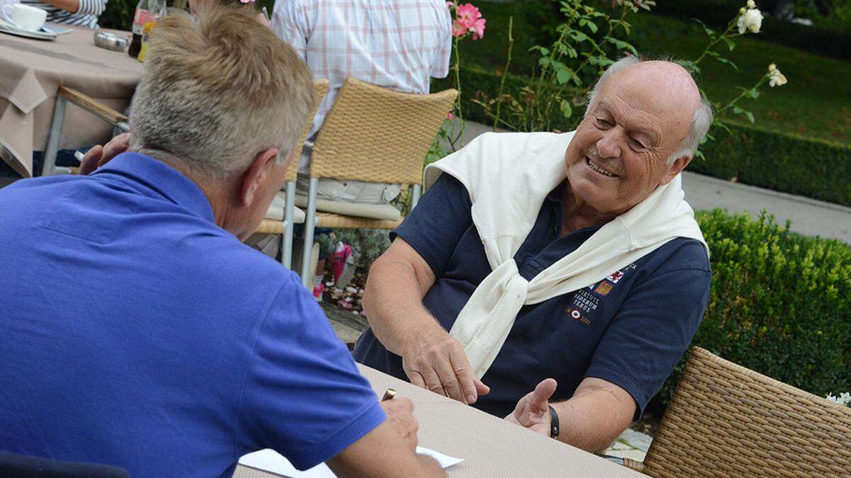 Klatil im Gespräch mit Helmut Gram von der Kleinen Zeitung