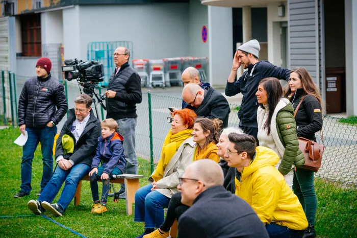 Spannung beim Pressetermin