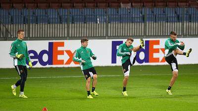 Rapid bereitet sich auf das Europa-League-Spiel gegen Minsk vor