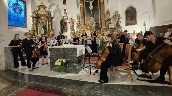 Die IKMT-Teilnehmer zeigten ihr Können unter anderem bei einem Kirchenkonzert
