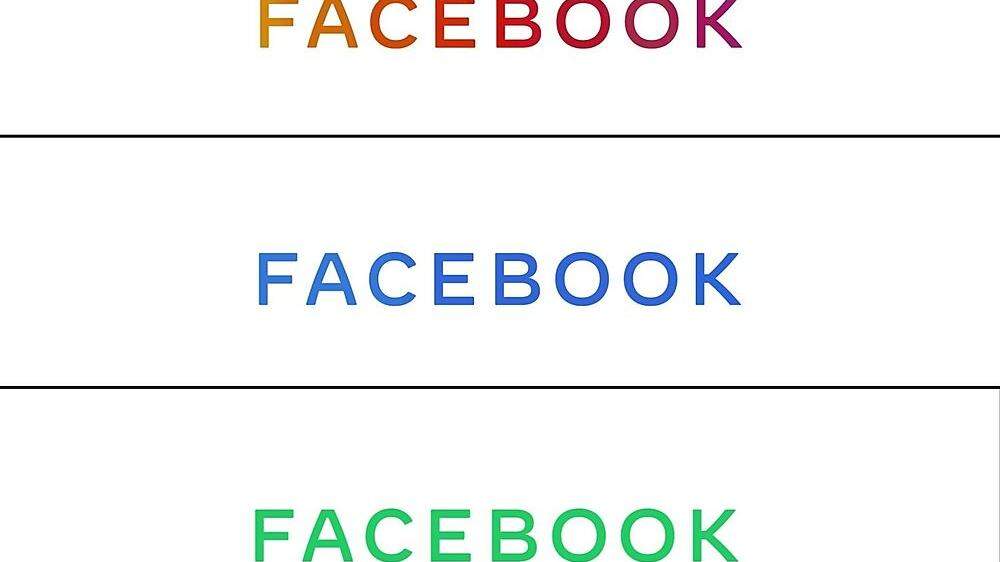 Facebooks neues Logo - neue Farben, Großbuchstaben