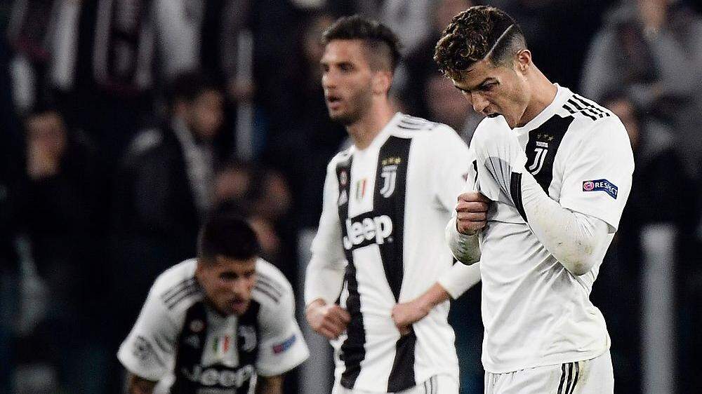 Cristiano Ronaldo und Co. sind nach dem Aus in der Champions League bitter enttäuscht