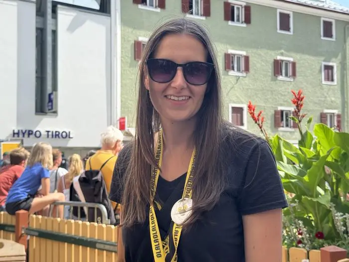 Nach „anstrengenden und intensiven Tagen“ freut sich Elisa Mutschlechner über den gelungenen Olala-Auftakt in Lienz