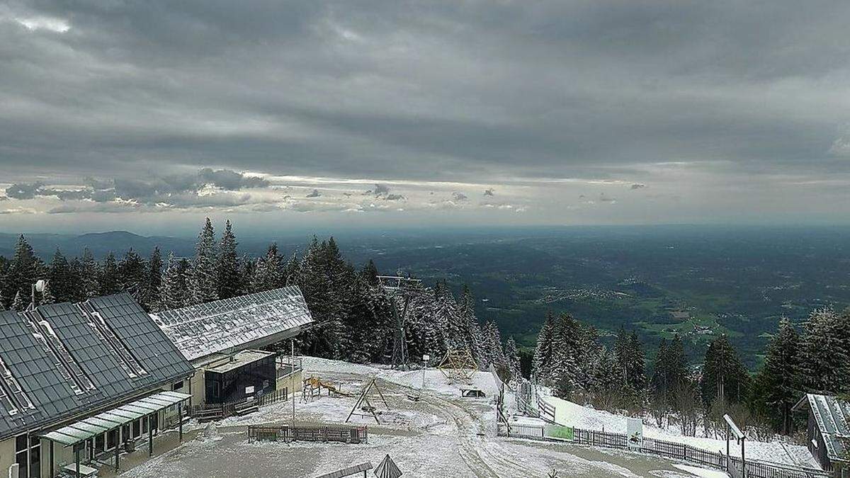 Am Schöckl muss man sich Anfang Mai auf Schnee einstellen