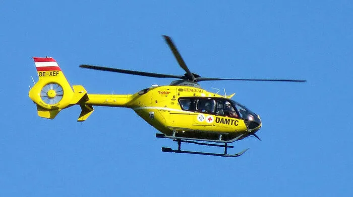 Rettungshubschrauber brachte Verletzten ins UKH Graz