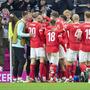 LINZ,AUSTRIA,13.OCT.24 - SOCCER - UEFA Nations League, group stage, OEFB international match, Austria vs Norway. Image shows the rejoicing of AUT with Marko Arnautovic (AUT).
Photo: GEPA pictures/ Christian Moser