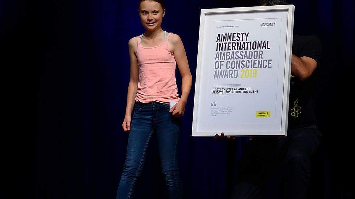 Greta Thunberg mit Menschenrechtspreis ausgezeichnet