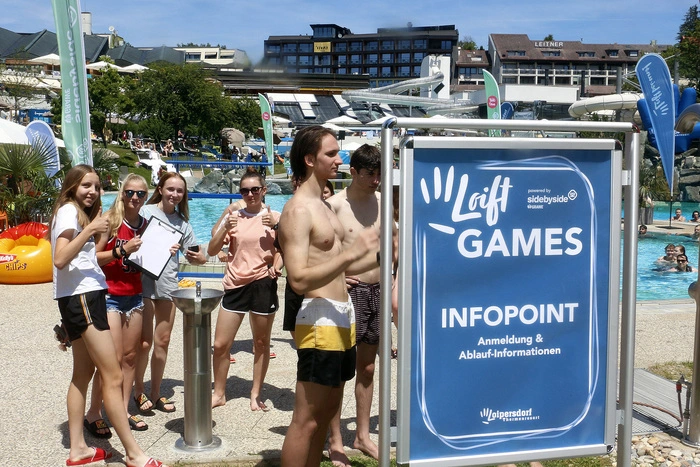 ...die "1.Loift-Games" in Loipersdorf rund um das Erlebnisbad.