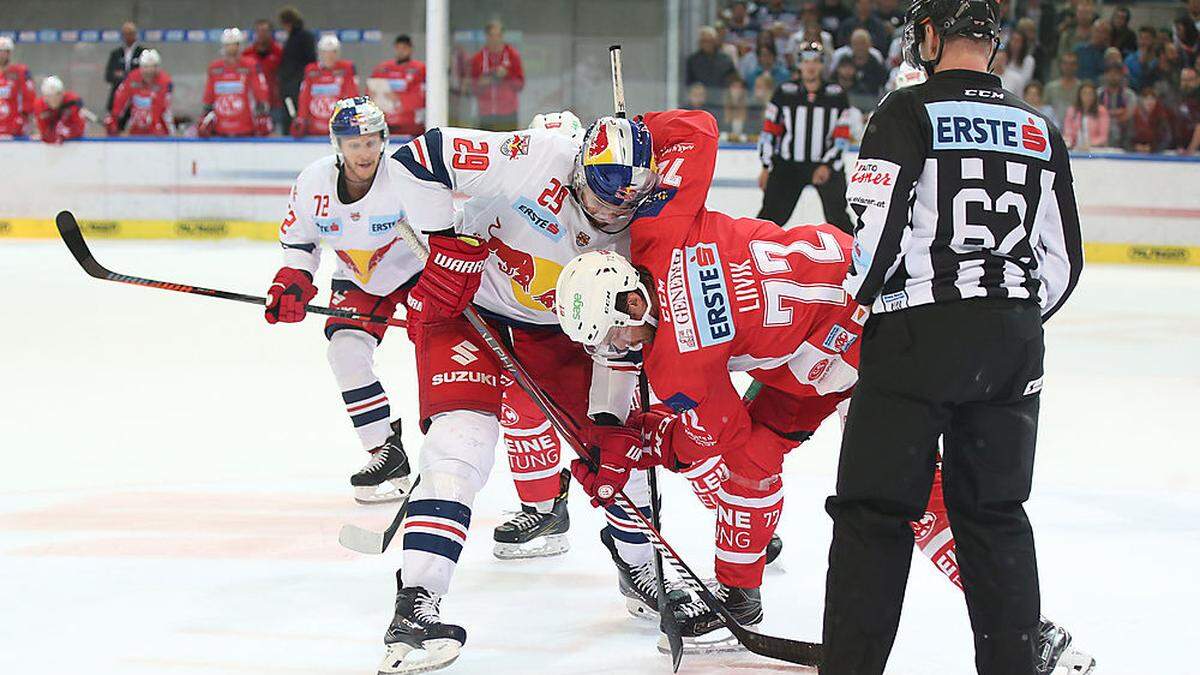 Ein Kampf zwischen Salzburg und dem KAC wird erwartet