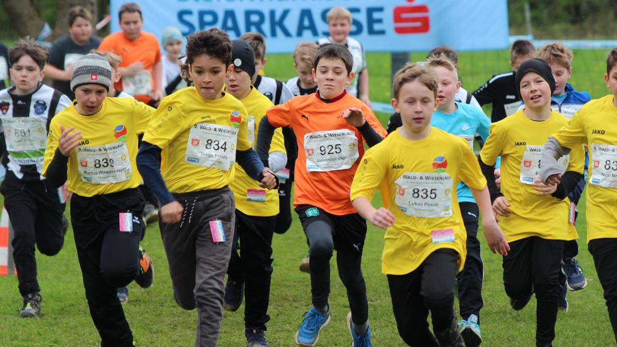 Beim neunten Wiesen- und Waldlauf in St. Peter am Ottersbach nahmen rund tausend Kinder teil