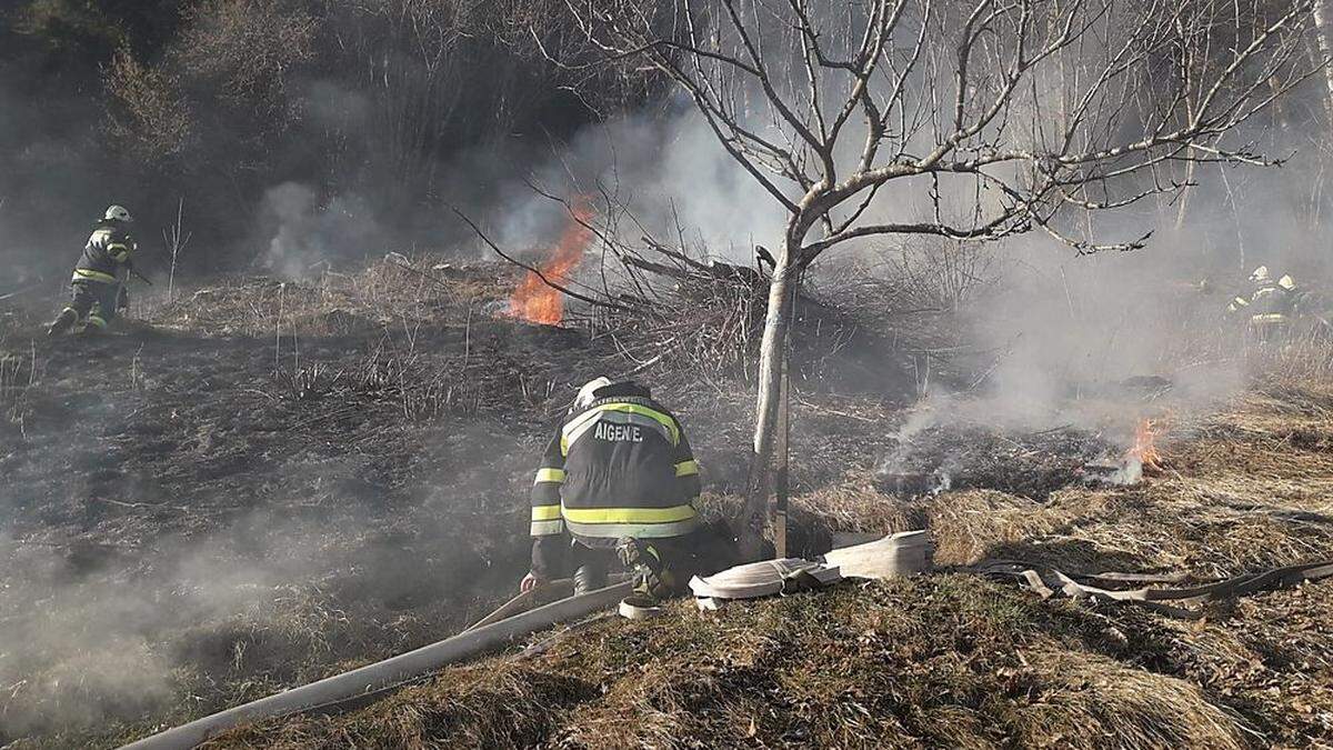 Zwei Feuerwehren standen am Montag im Einsatz