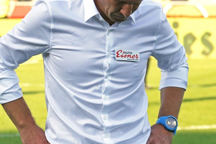 Der enttäuschte WAC-Trainer Gerhard Struber