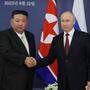 Nordkoreas Staatschef Kim Jong-un und der russische Kriegsherr Wladimir Putin ganz auf einer Linie