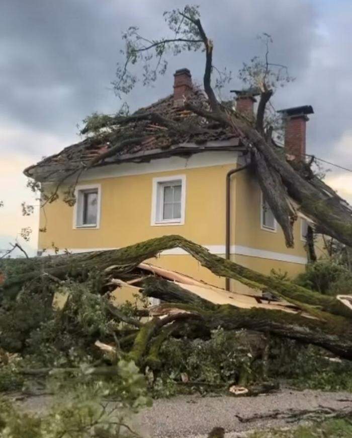 Schwere Schäden nach Sturm 