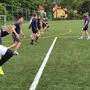 Der Nachwuchs der Graz Giants bei einem typischen Lauftraining