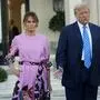 Donald Trump und seine Frau Melanie bei der Veranstaltung in Palm Beach